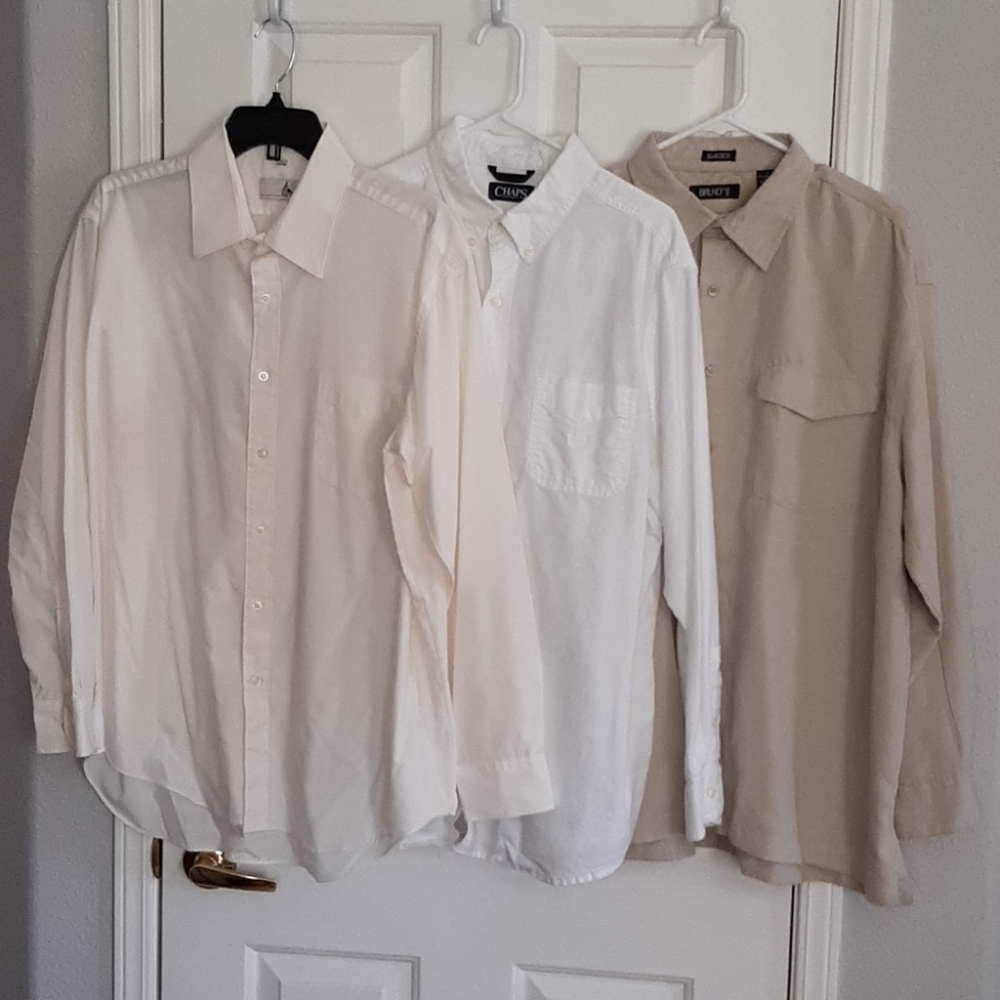 Men's LS Shirts LG (Bundle)